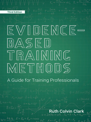 cover image of Evidence-Based Training Methods